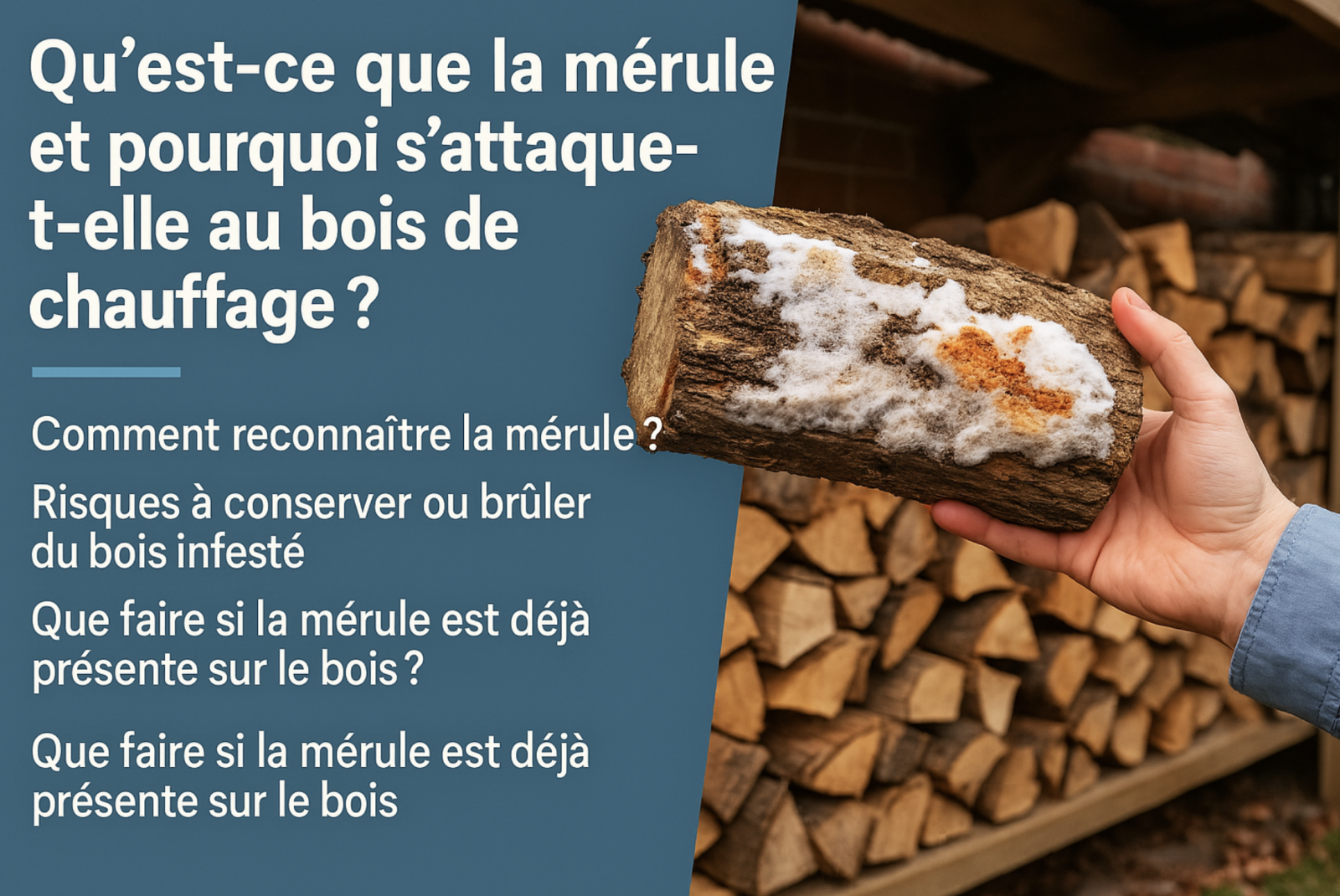 Mérule sur bois de chauffage danger et précautions à prendre — free download