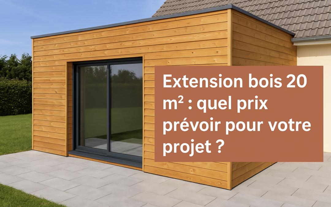 Extension bois 20 m² : quel prix prévoir pour votre projet ?