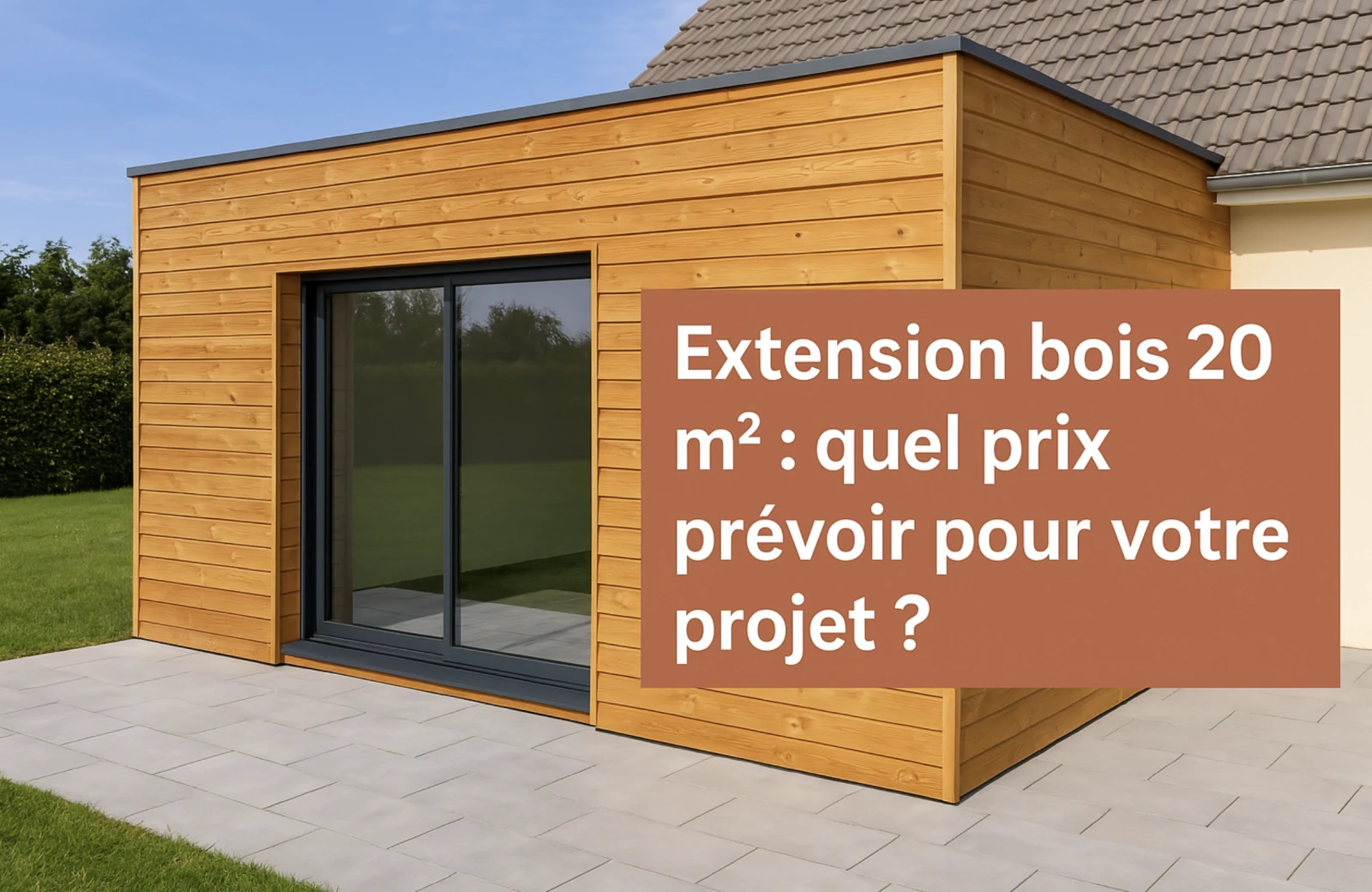 Extension bois 20 m² Extension bois 20 m²