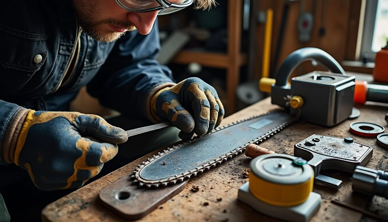Comment affûter efficacement une chaîne de tronçonneuse ? découvrez des techniques pratiques et efficaces pour affûter votre chaîne de tronçonneuse. apprenez les étapes essentielles pour garantir une coupe précise et prolonger la durabilité de votre outil. avec nos conseils d'experts, affûter votre tronçonneuse n'a jamais été aussi simple!