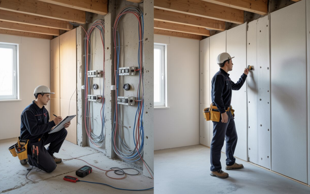 Électricité avant ou après isolation ? Les pros répondent, étape par étape