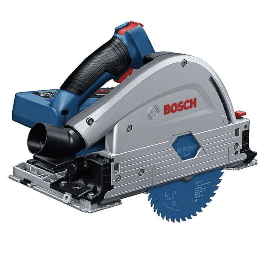 La scie plongeante sans-fil Bosch GKT 18V-52 GC BITURBO Professional, vendue nue en coffret L-Boxx, une référence de précision sur Racetools