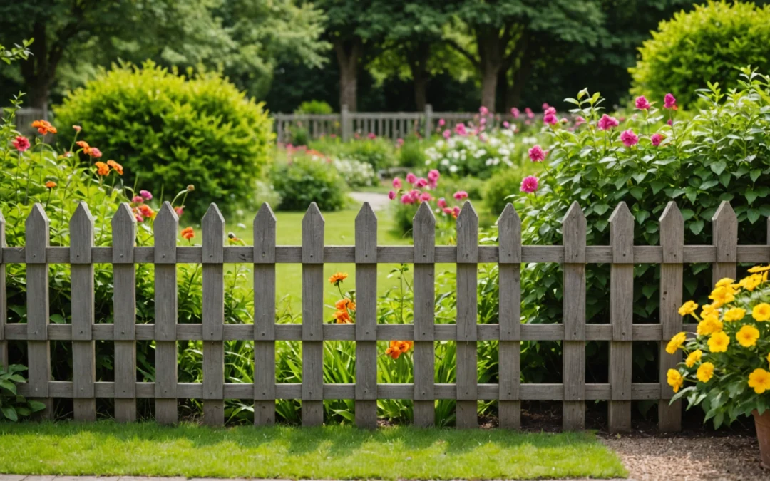 Ganivelle : espacement optimal de 2 cm pour votre jardin