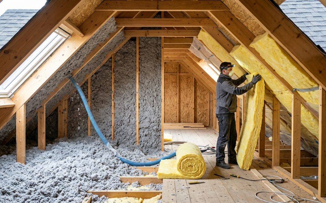 Ouate de cellulose ou laine de verre : Le comparatif définitif pour votre isolation
