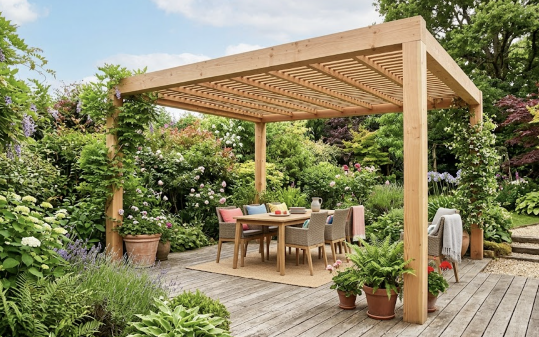 Styles de pergolas en bois pour différents types de jardins