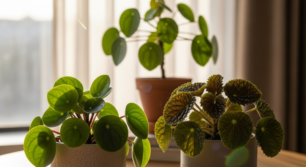 Peperomia vs pilea : comment ne plus les confondre en jardinerie