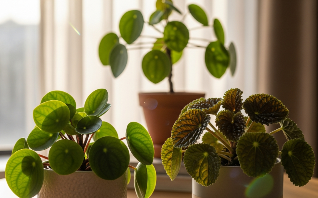 Peperomia vs pilea : comment ne plus les confondre en jardinerie