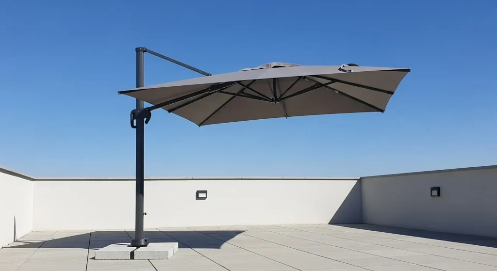 Lestage parasol déporté : les erreurs à éviter pour ne pas regretter son achat.
