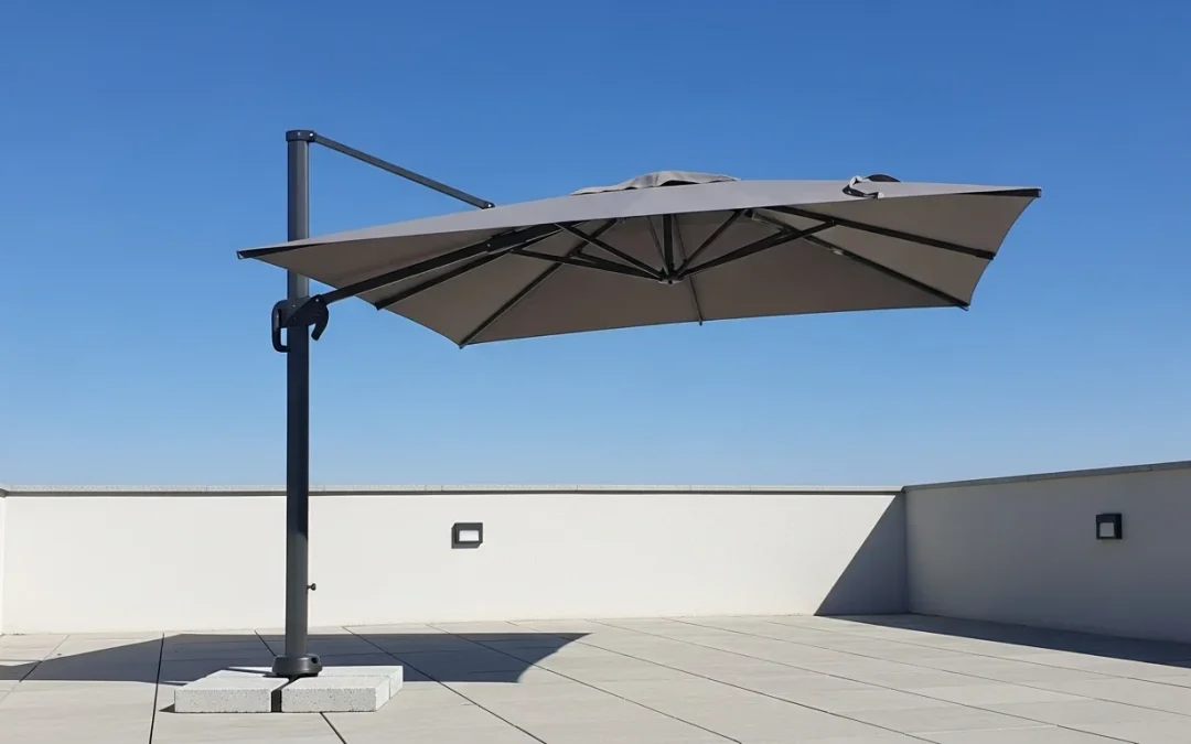 Lestage parasol déporté : les erreurs à éviter pour ne pas regretter son achat.