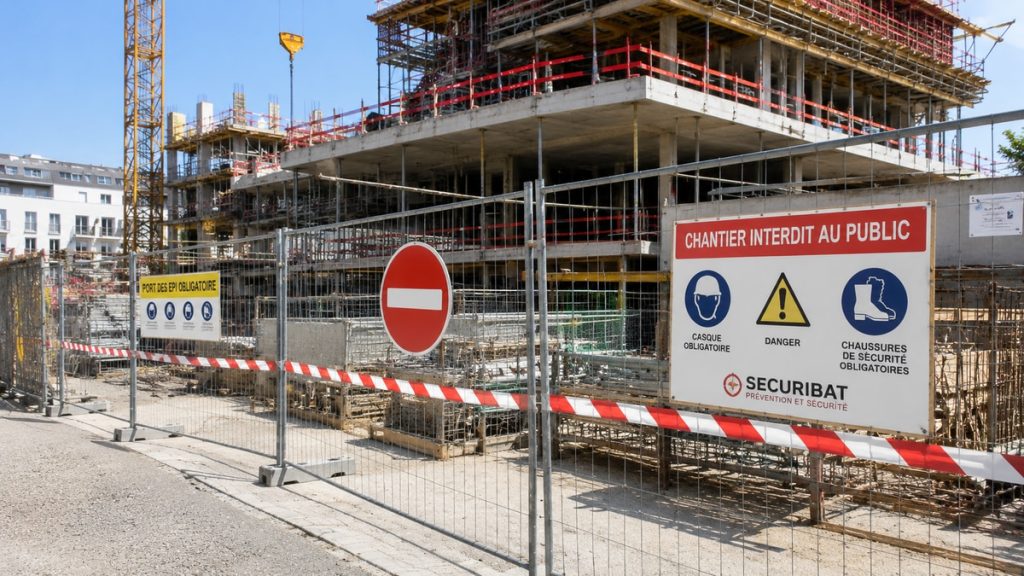 Comment sécuriser et délimiter un chantier de construction ?