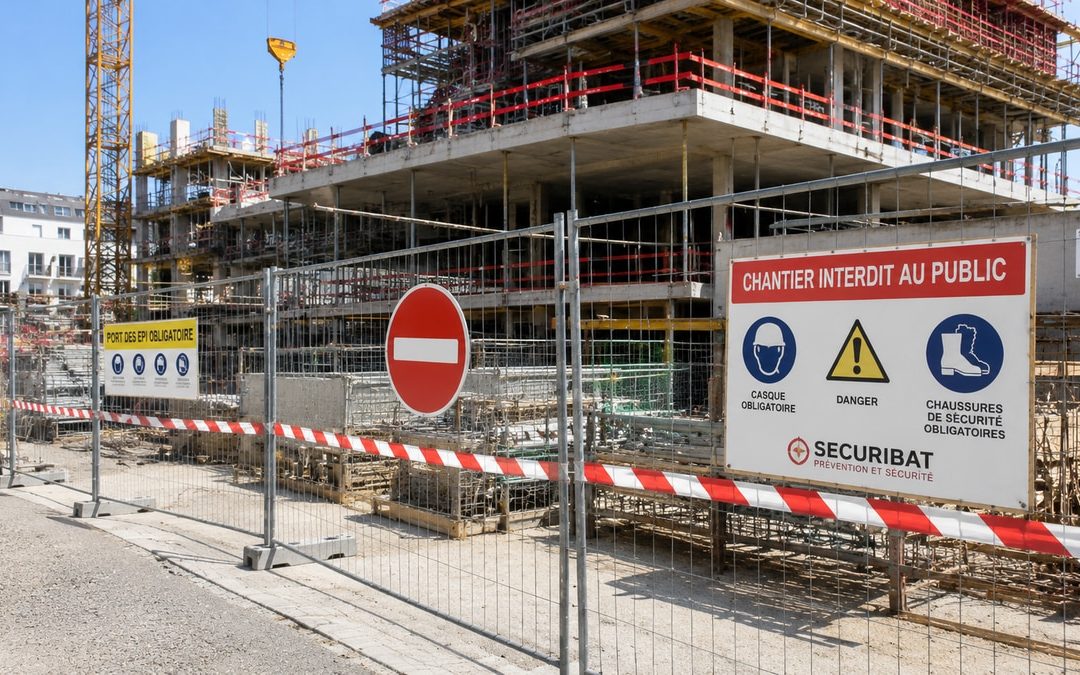 Comment sécuriser et délimiter un chantier de construction ?