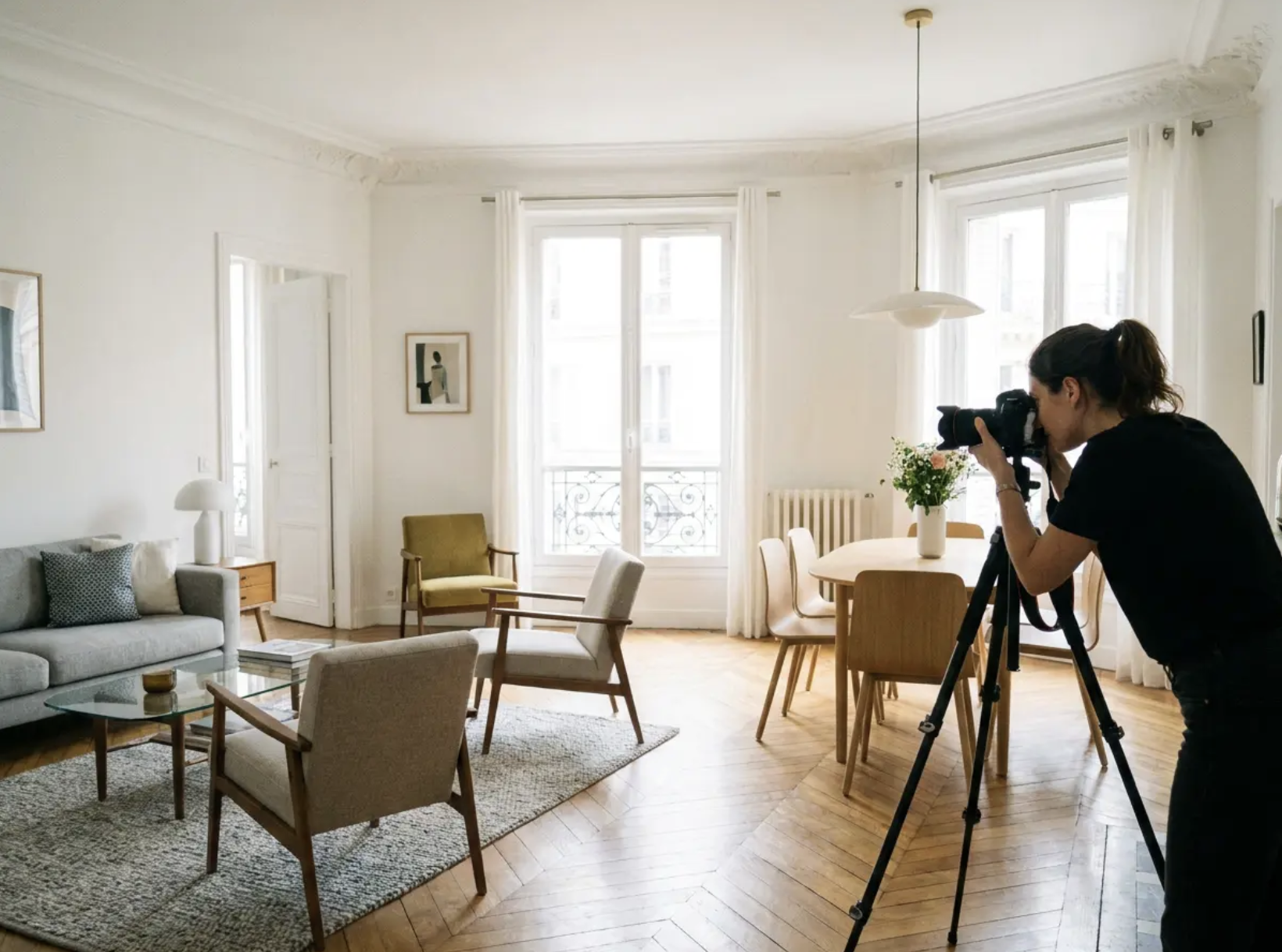 Shooting photo professionnel d'un bien immobilier
