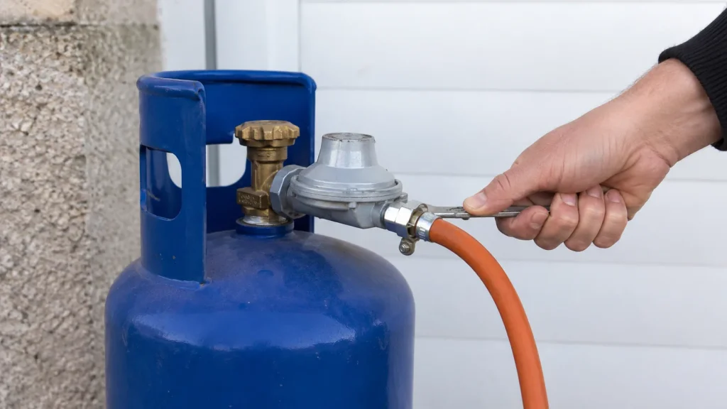 Comment débrancher une bouteille de gaz butane en sécurité