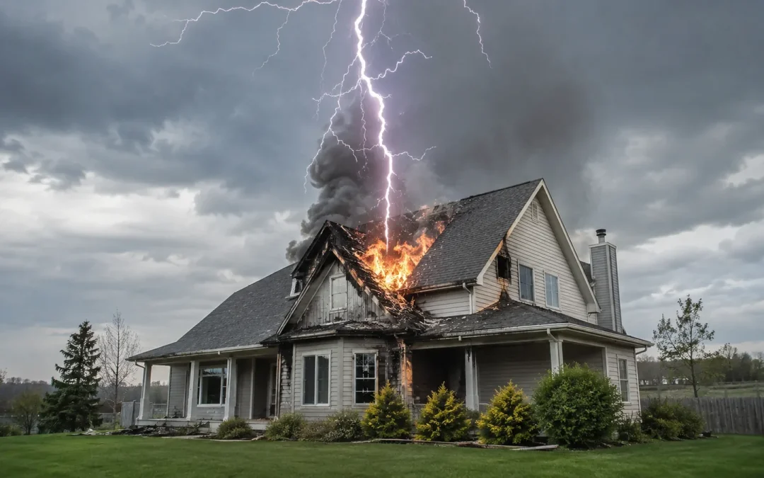 Foudre dans la maison : risques et protections