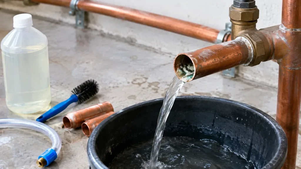 Comment enlever le calcaire dans les tuyaux de cuivre : méthode complète