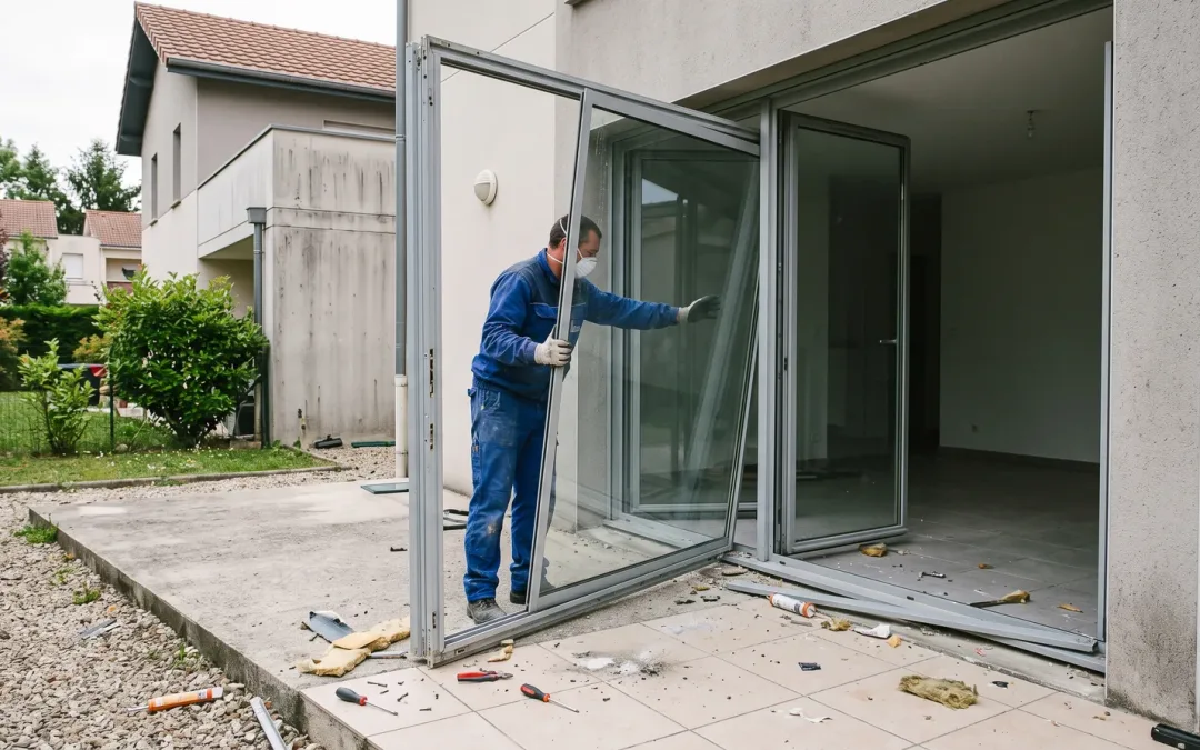 Démonter baie vitrée : méthode sûre pour la déposer