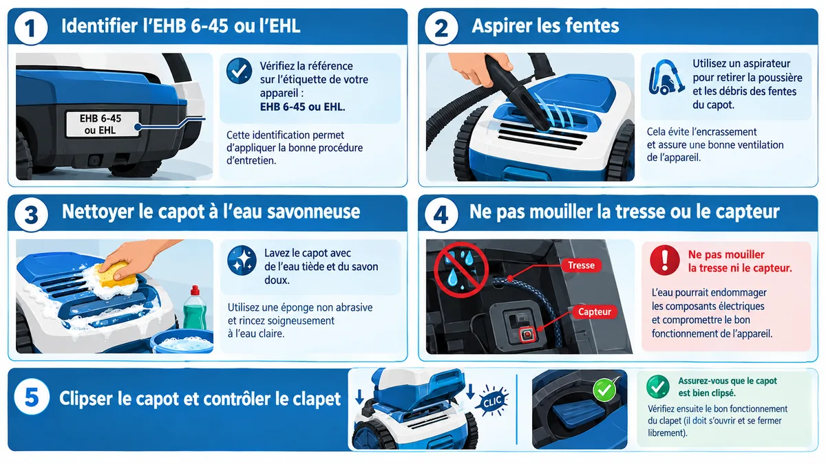 Nettoyage et remontage d’une entrée d’air Aldes