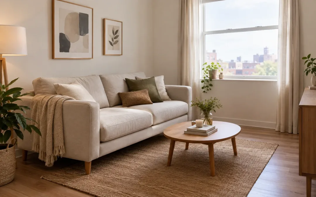 Petit salon : les distances exactes de décorateur pour l’agrandir visuellement sans travaux