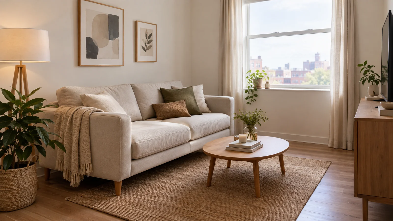 Petit salon : les distances exactes de décorateur pour l'agrandir visuellement sans travaux